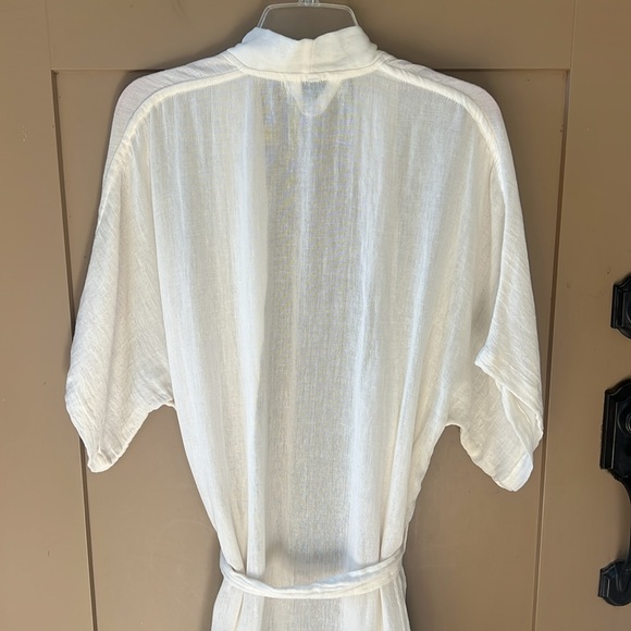 GY Special Collection 100% Cotton Turkey Lightweight Kimono Robe One Size - Picture 8 of 9